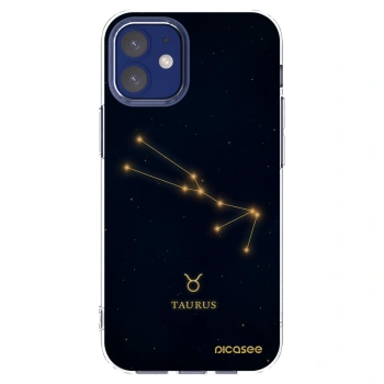Picasee silikonski prozorni ovitek za Apple iPhone 12 mini - TAURUS