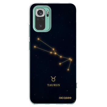 Picasee silikonski prozorni ovitek za Xiaomi Redmi Note 10 Pro - TAURUS