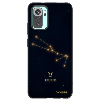 Picasee silikonski črni ovitek za Xiaomi Redmi Note 10 Pro - TAURUS
