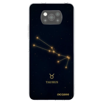 Picasee silikonski črni ovitek za Xiaomi Poco X3 Pro - TAURUS
