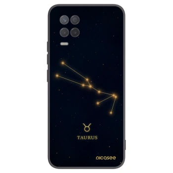 Picasee silikonski črni ovitek za Realme 8 5G - TAURUS