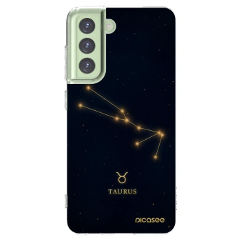 Picasee silikonski prozorni ovitek za Samsung Galaxy S21 FE 5G - TAURUS