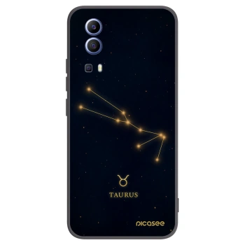 Picasee silikonski črni ovitek za Vivo Y52 5G - TAURUS