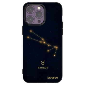 Picasee silikonski črni ovitek za Apple iPhone 14 Pro Max - TAURUS