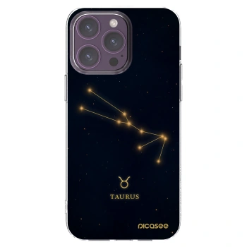 Picasee silikonski prozorni ovitek za Apple iPhone 14 Pro Max - TAURUS