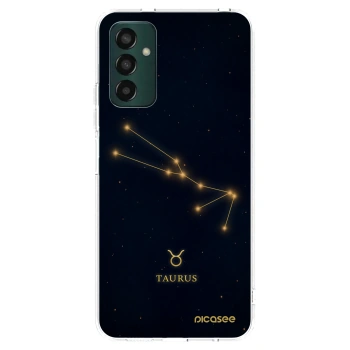 Picasee silikonski prozorni ovitek za Samsung Galaxy M13 M135F - TAURUS