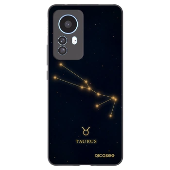 Picasee silikonski črni ovitek za Xiaomi 12T Pro - TAURUS