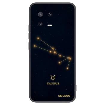 Picasee silikonski črni ovitek za Xiaomi 13 Pro - TAURUS