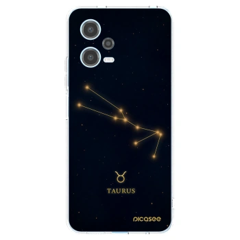 Picasee silikonski prozorni ovitek za Xiaomi Redmi Note 12 5G - TAURUS