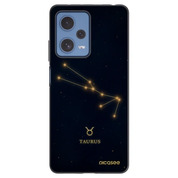 Picasee silikonski črni ovitek za Xiaomi Redmi Note 12 Pro 5G - TAURUS