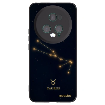 Picasee silikonski črni ovitek za Honor Magic5 Pro - TAURUS