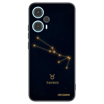 Picasee silikonski črni ovitek za Xiaomi Poco F5 - TAURUS