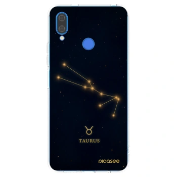Picasee silikonski prozorni ovitek za Huawei Nova 3 - TAURUS