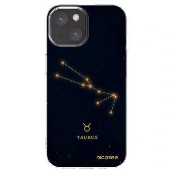 Picasee silikonski prozorni ovitek za Apple iPhone 15 - TAURUS