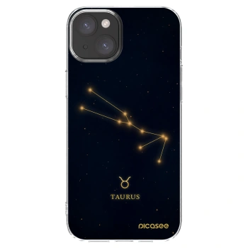 Picasee silikonski prozorni ovitek za Apple iPhone 15 Plus - TAURUS