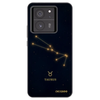 Picasee silikonski črni ovitek za Xiaomi 13T Pro - TAURUS