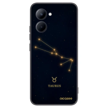 Picasee silikonski črni ovitek za Realme C33 (2023) - TAURUS