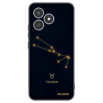 Picasee silikonski črni ovitek za Realme C53 - TAURUS