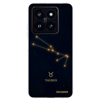 Picasee silikonski prozorni ovitek za Xiaomi 14 Pro - TAURUS