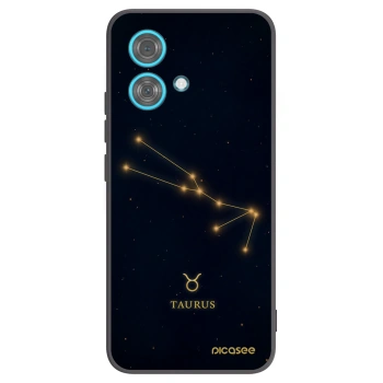 Picasee silikonski črni ovitek za Motorola Edge 40 Neo - TAURUS