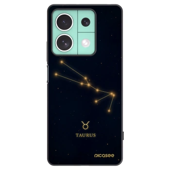 Picasee silikonski črni ovitek za Xiaomi Redmi Note 13 5G - TAURUS