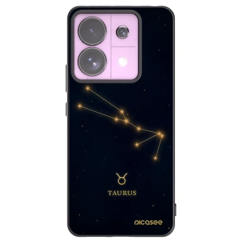 Picasee silikonski črni ovitek za Xiaomi Redmi Note 13 Pro 5G - TAURUS