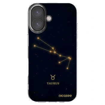 Picasee silikonski prozorni ovitek za Apple iPhone 16 - TAURUS