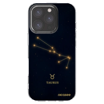 Picasee silikonski prozorni ovitek za Apple iPhone 16 Pro - TAURUS