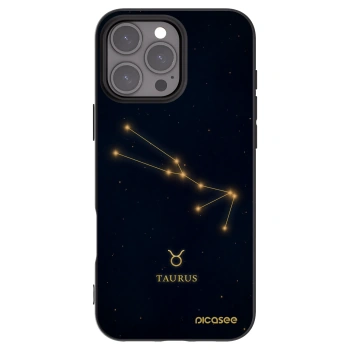 Picasee silikonski črni ovitek za Apple iPhone 16 Pro Max - TAURUS