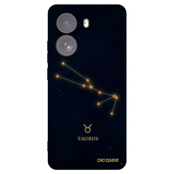 Picasee silikonski črni ovitek za Xiaomi Poco X7 - TAURUS