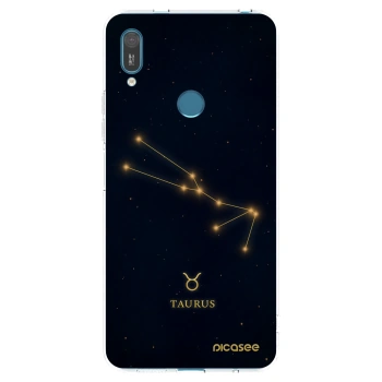 Picasee silikonski prozorni ovitek za Huawei Y7 2019 - TAURUS