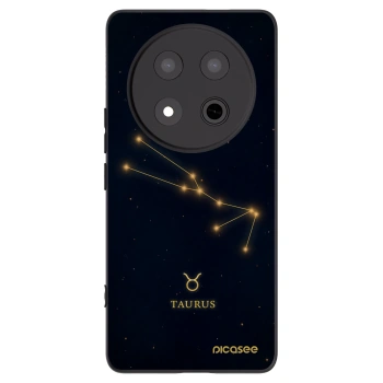 Picasee silikonski črni ovitek za Honor Magic7 Lite 5G - TAURUS