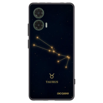 Picasee silikonski črni ovitek za Motorola Moto G35 5G - TAURUS