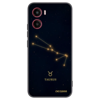 Picasee silikonski črni ovitek za Motorola Moto G05 - TAURUS