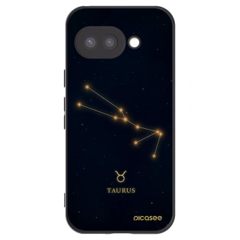 Picasee silikonski črni ovitek za Google Pixel 9a - TAURUS