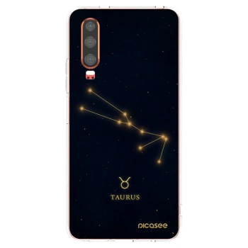 Picasee silikonski prozorni ovitek za Huawei P30 - TAURUS