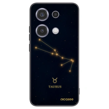 Picasee silikonski črni ovitek za Xiaomi Redmi Note 14S - TAURUS