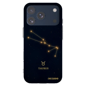 Picasee silikonski prozorni ovitek za Apple iPhone 17 Pro - TAURUS