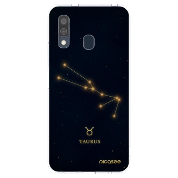 Picasee silikonski prozorni ovitek za Samsung Galaxy A40 A405F - TAURUS