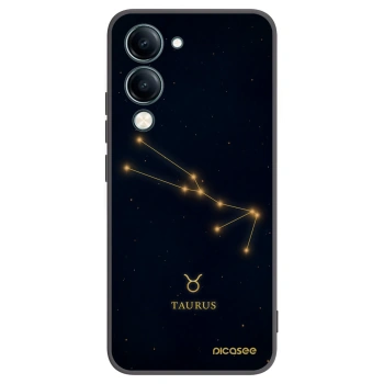 Picasee silikonski črni ovitek za Vivo Y29s 5G - TAURUS