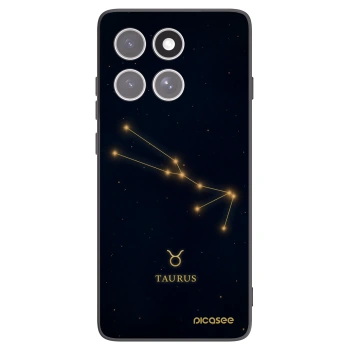 Picasee silikonski črni ovitek za Motorola Edge 60 Fusion - TAURUS