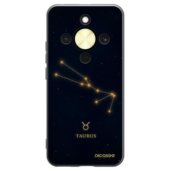 Picasee silikonski črni ovitek za Honor Magic8 Lite 5G - TAURUS