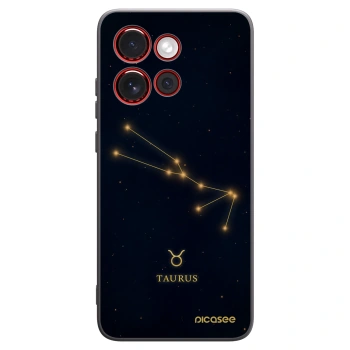 Picasee silikonski črni ovitek za Motorola Edge 60 Neo 5G - TAURUS