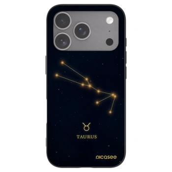 Picasee silikonski črni ovitek za Apple iPhone 18 Pro - TAURUS
