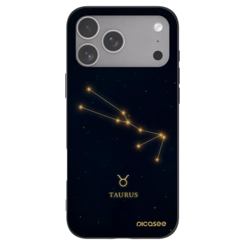 Picasee silikonski črni ovitek za Apple iPhone 18 Pro Max - TAURUS