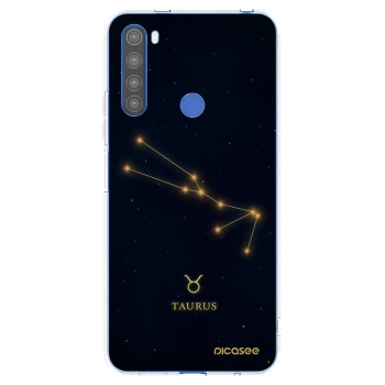 Picasee silikonski prozorni ovitek za Xiaomi Redmi Note 8T - TAURUS