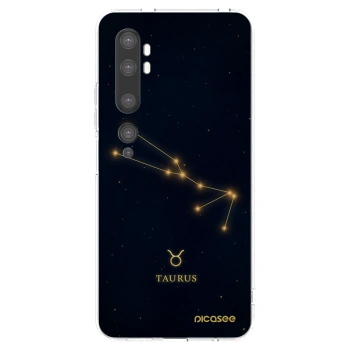 Picasee silikonski prozorni ovitek za Xiaomi Mi Note 10 (Pro) - TAURUS