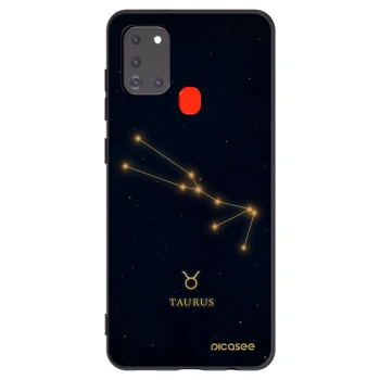 Picasee silikonski črni ovitek za Samsung Galaxy A21s - TAURUS