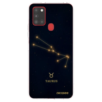 Picasee silikonski prozorni ovitek za Samsung Galaxy A21s - TAURUS