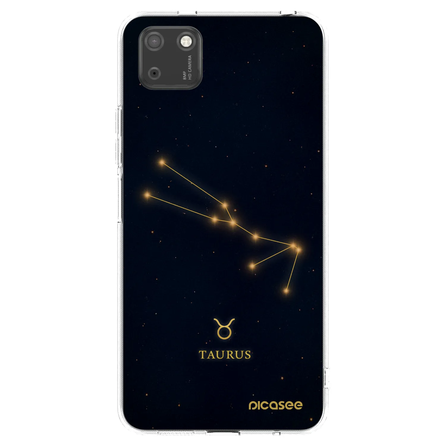 Picasee silikonski prozorni ovitek za Huawei Y5P - TAURUS